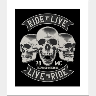 Ride to Live Posters and Art